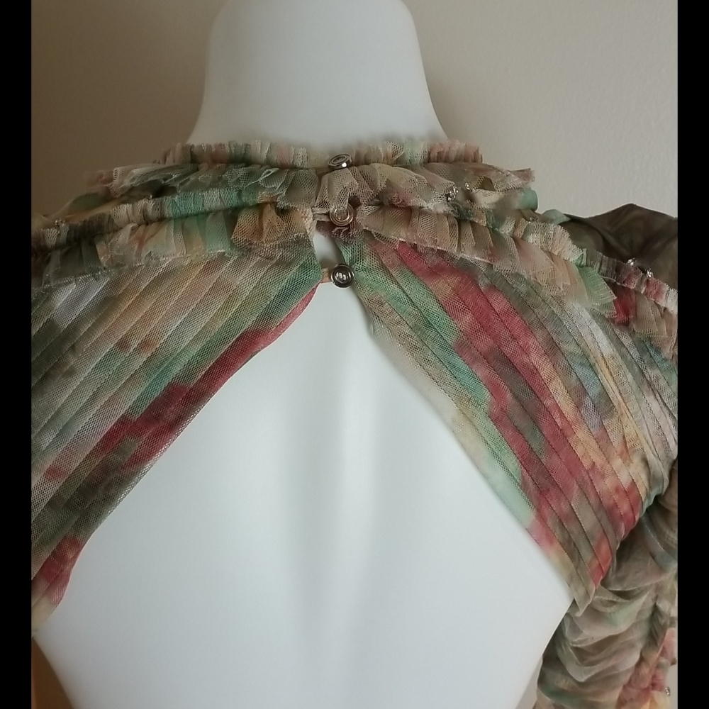 Raise vanessa floral tier draped ruffle gown - Picture 13 of 16
